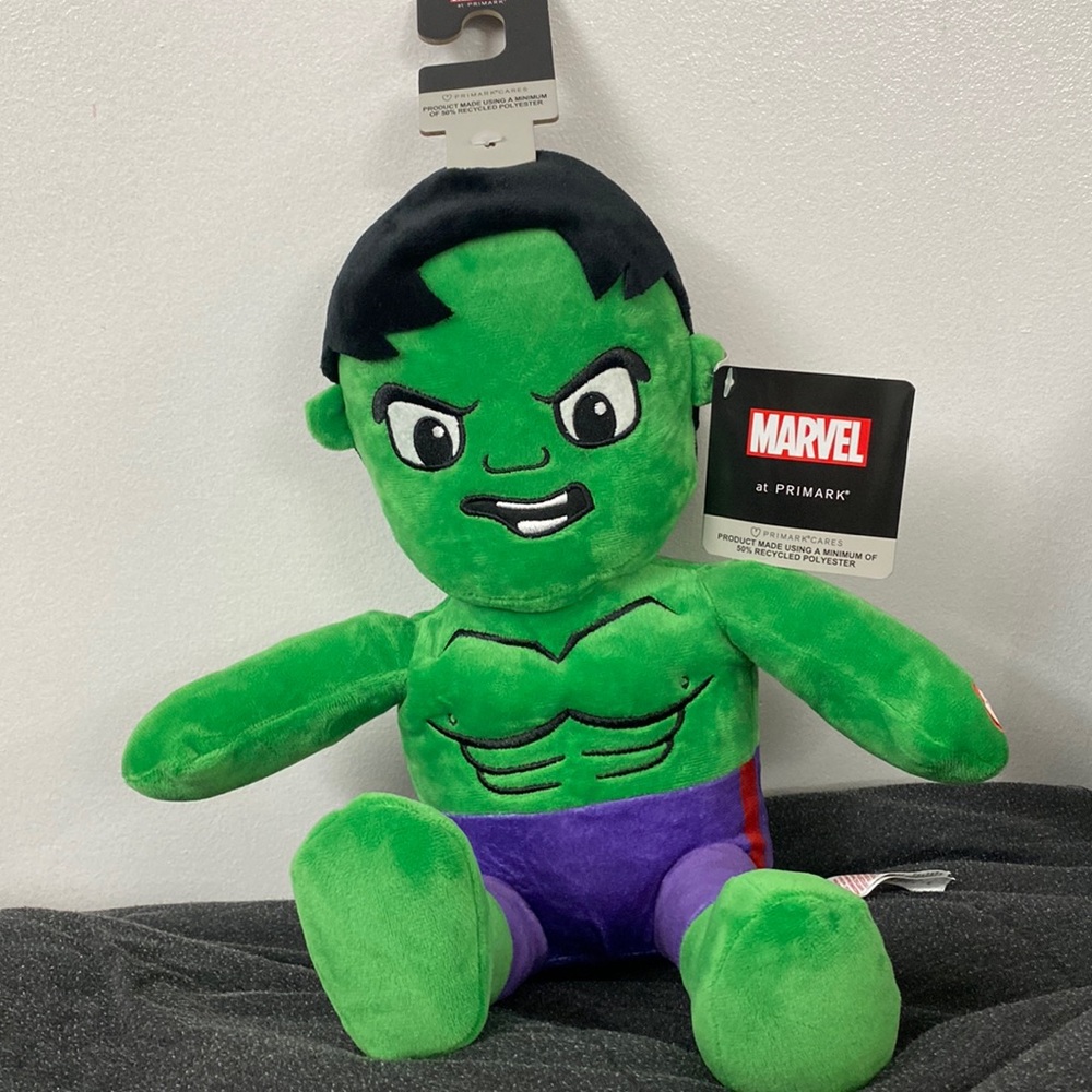 Sold NWT Marvel stuffed Hulk with sounds